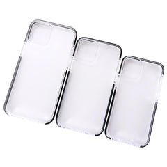iPhone 12 Mini Shockproof Clear TPU+PE Black - image 3