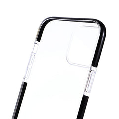 iPhone 12 Mini Shockproof Clear TPU+PE Black - image 6