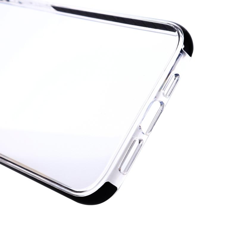 iPhone 12 Mini Shockproof Clear TPU+PE Black - image 7